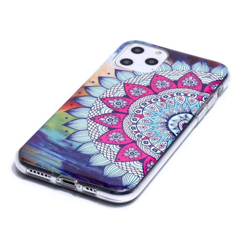 Skal för iPhone 11 Pro Fluorescerande Mandala