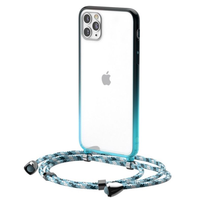 Skal för iPhone 11 Pro Röd Med Transparent Sladdbas