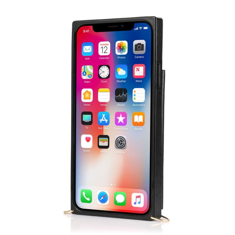 Skal för iPhone 11 Pro Svart Multifunktionell Med Justerbar Rem