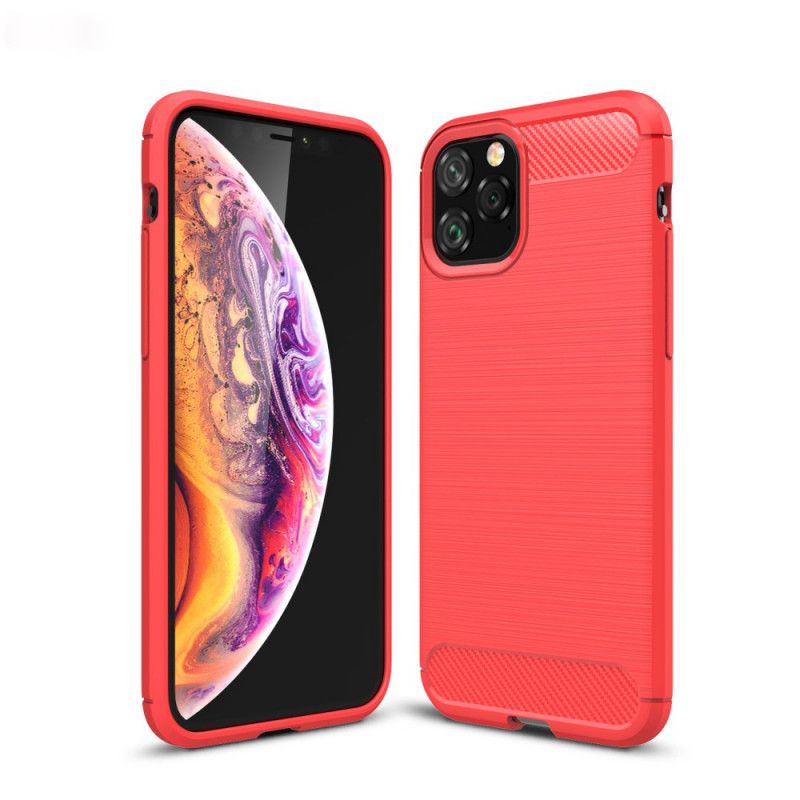 Skal iPhone 11 Pro Svart Borstad Kolfiber