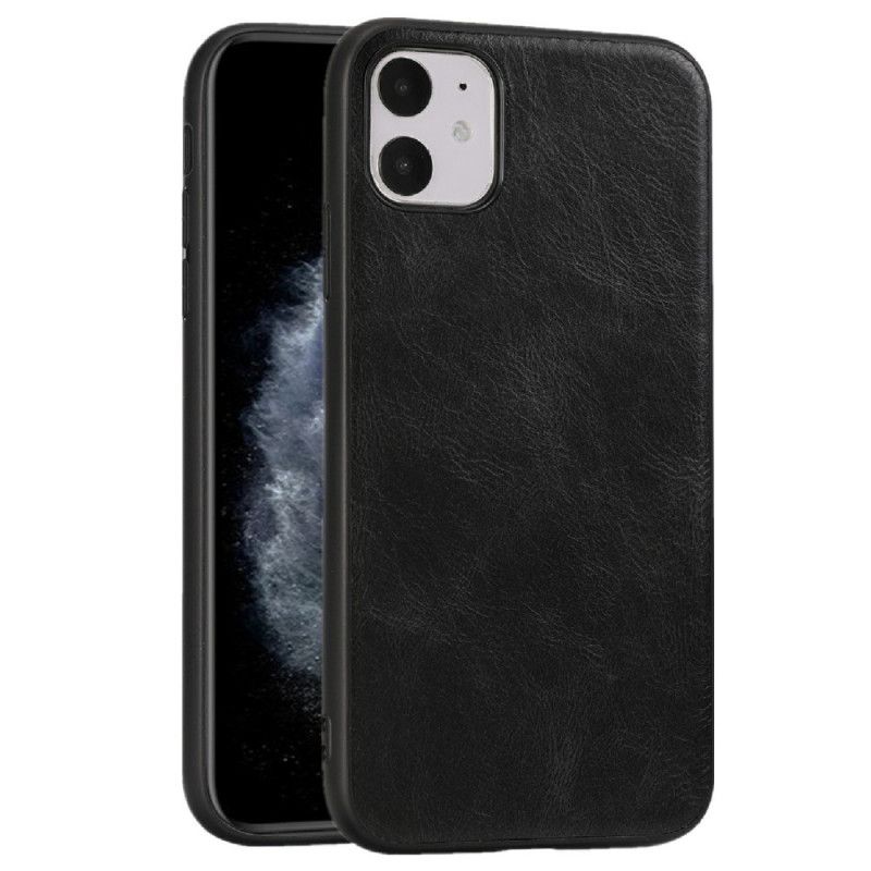 Skal iPhone 11 Pro Svart Elegant Lädereffekt