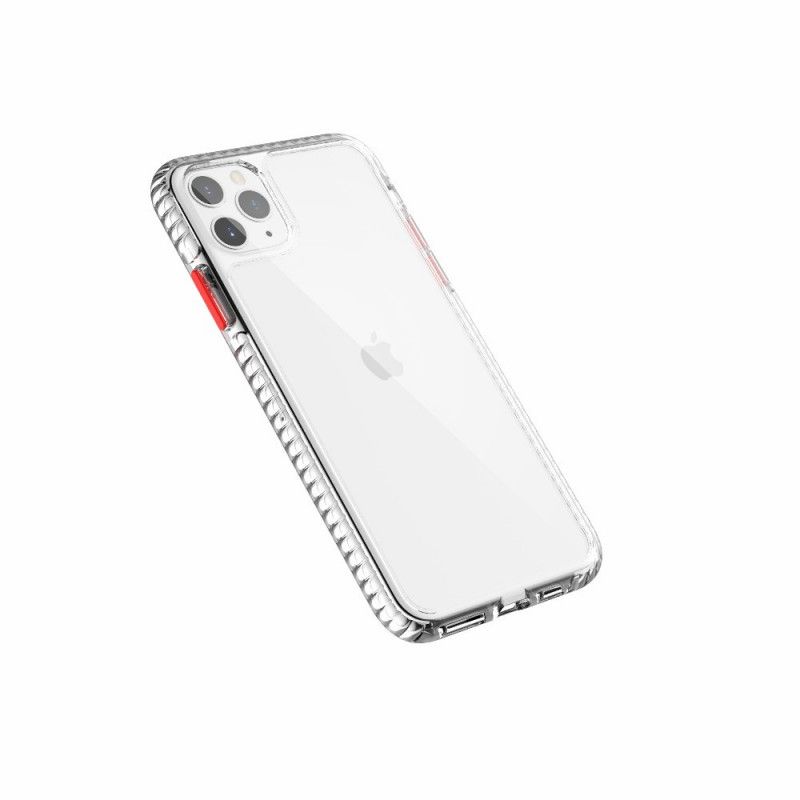 Skal iPhone 11 Pro Svart Genomskinliga Strukturerade Kanter