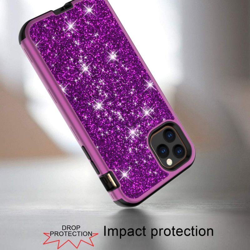 Skal iPhone 11 Pro Svart Hybridglitter