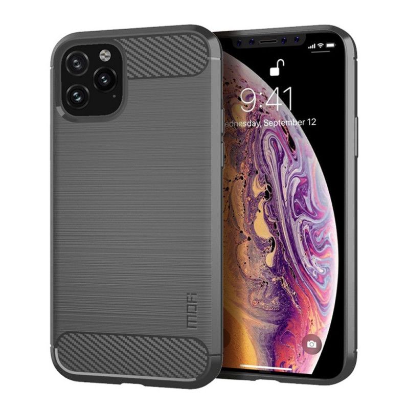 Skal iPhone 11 Pro Svart Mofi Borstat Kolfiber