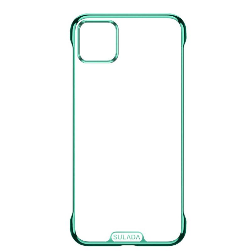 Skal iPhone 11 Pro Svart Transparent Sulada- Och Metalleffekt