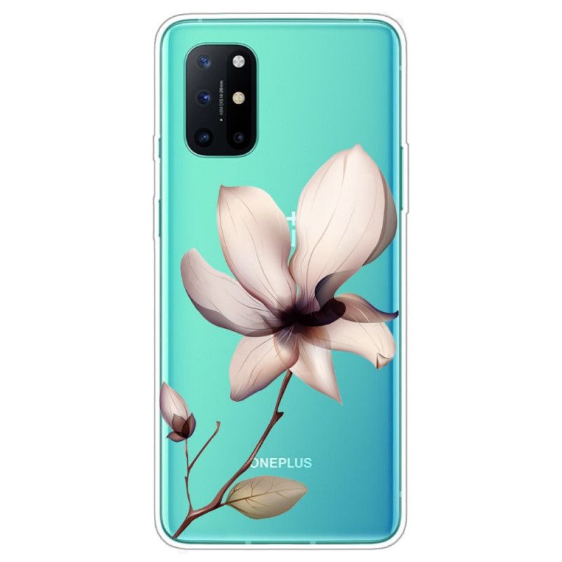 Skal för OnePlus 8T Magenta Premium Blommigt