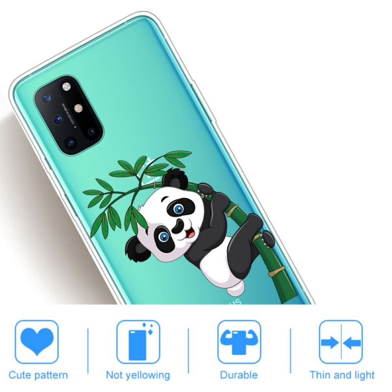 Skal för OnePlus 8T Transparent Panda På Bambu