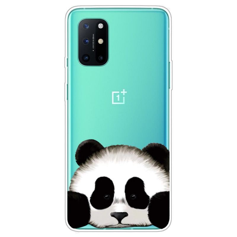 Skal OnePlus 8T Mobilskal Transparent Panda