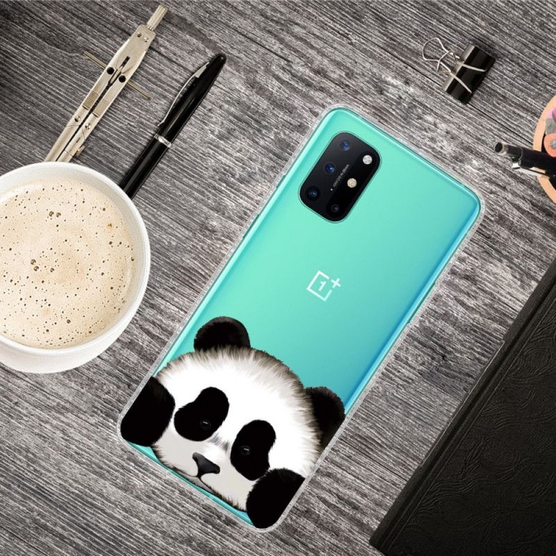 Skal OnePlus 8T Mobilskal Transparent Panda