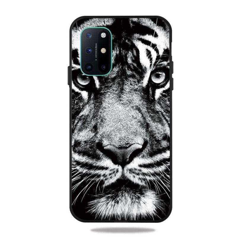 Skal OnePlus 8T Svartvit Tiger
