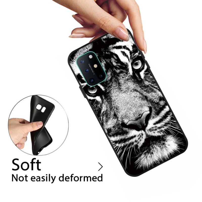 Skal OnePlus 8T Svartvit Tiger