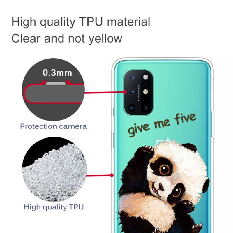 Skal OnePlus 8T Transparent Panda Ge Mig Fem