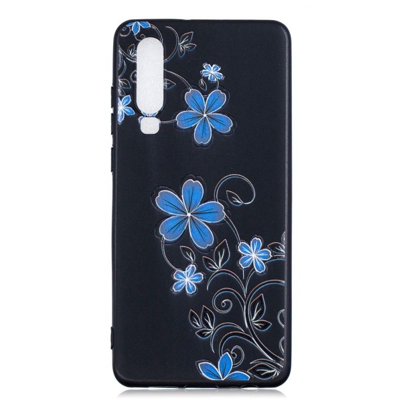 Skal för Huawei P30 Blå Blommor