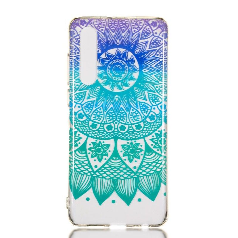 Skal för Huawei P30 Transparent Färgglad Mandala