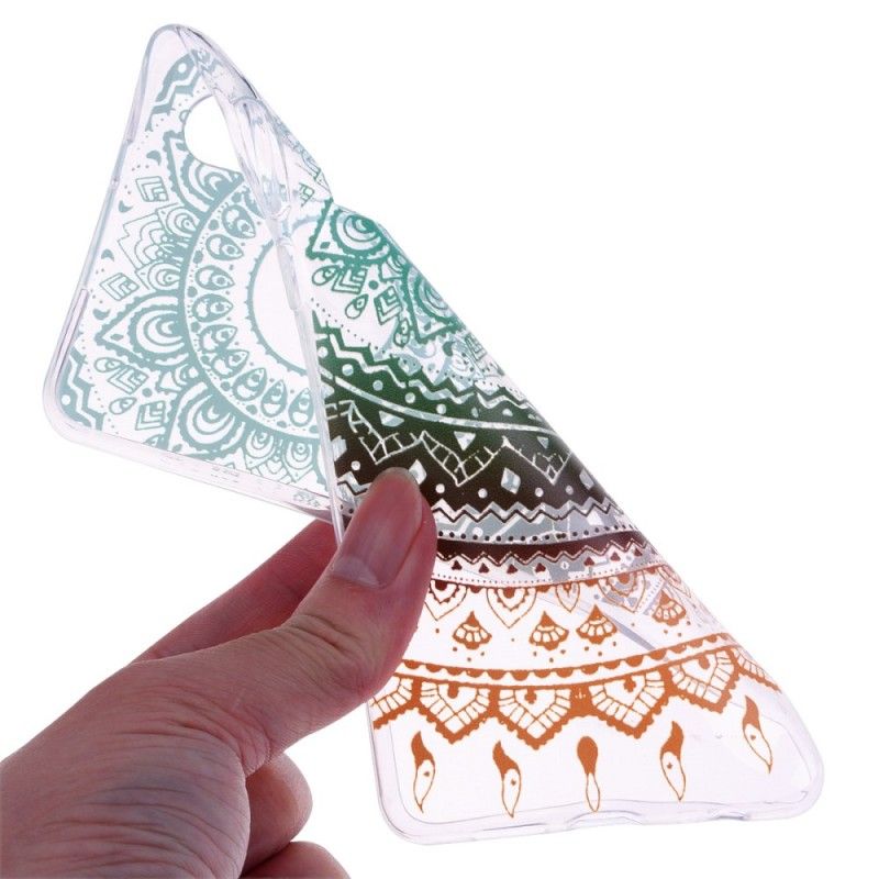 Skal för Huawei P30 Transparent Färgglad Mandala