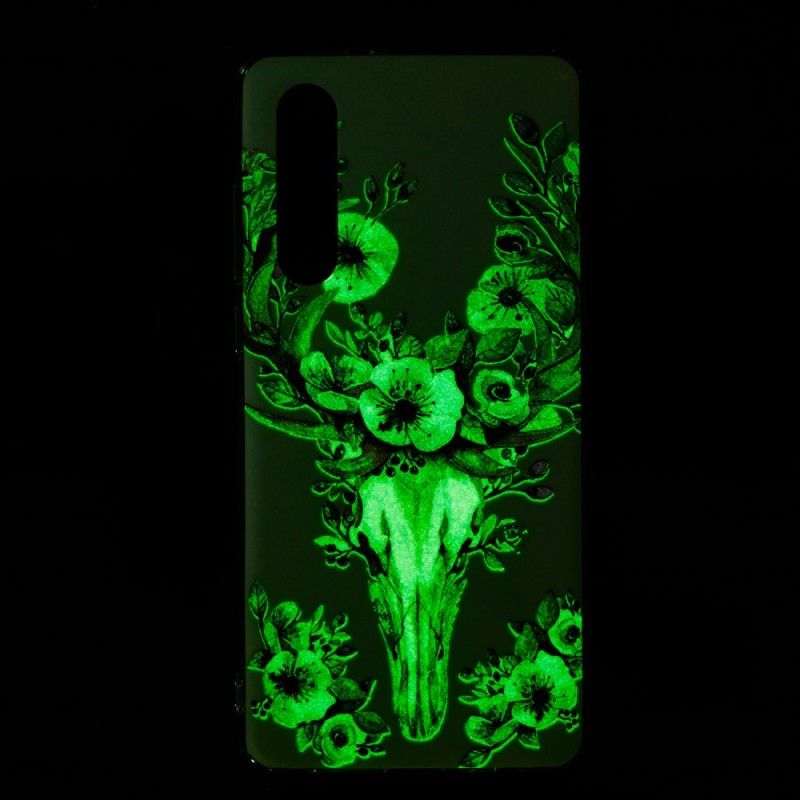 Skal Huawei P30 Fluorescerande Blommig Älg