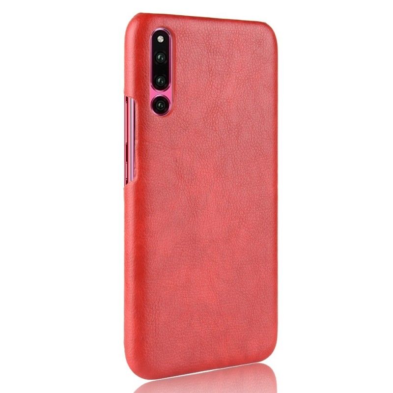 Skal Huawei P30 Prestanda Lychee Läder Effekt