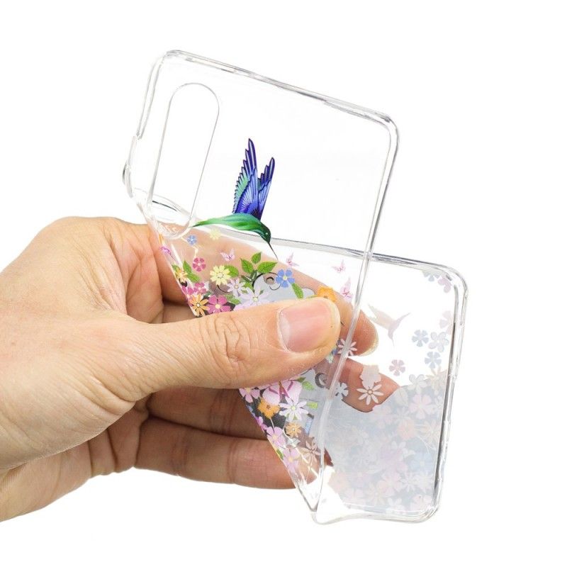 Skal Huawei P30 Transparent Blommflicka