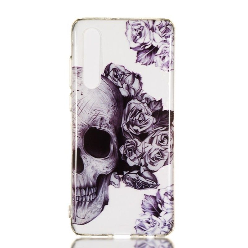 Skal Huawei P30 Transparent Blommig Skalle