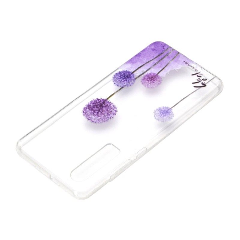 Skal Huawei P30 Transparent Färgade Maskrosor