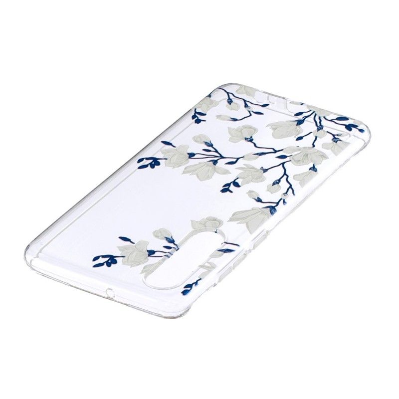 Skal Huawei P30 Vita Blommor