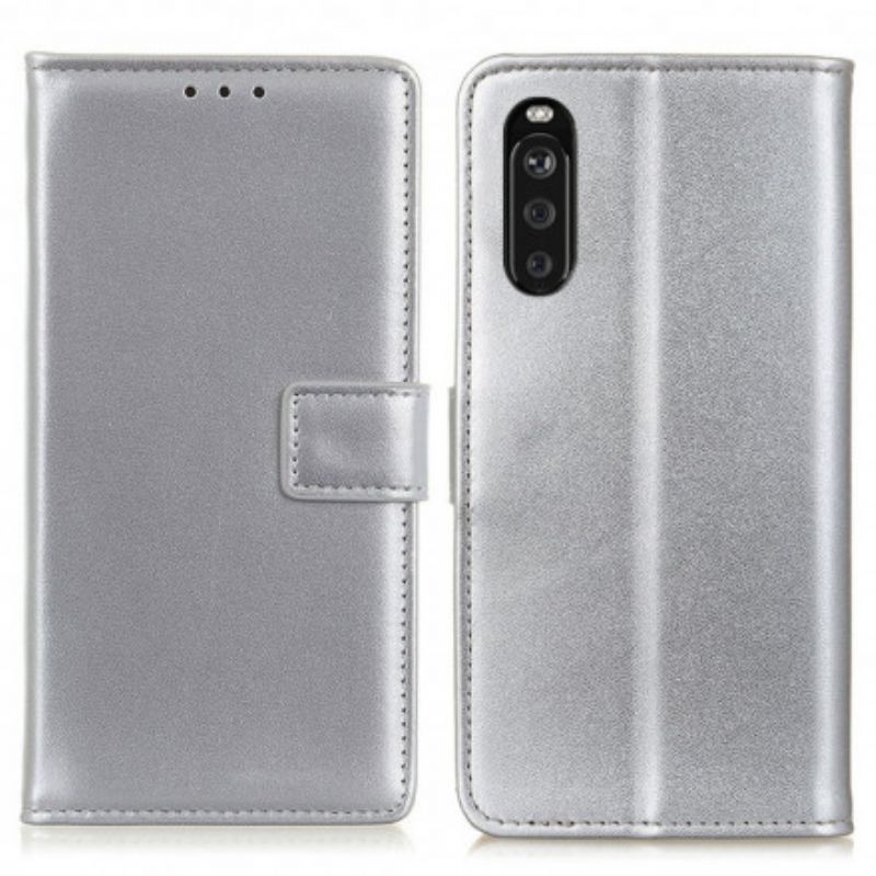 Fodral Sony Xperia 10 Iii Vanligt Konstläder