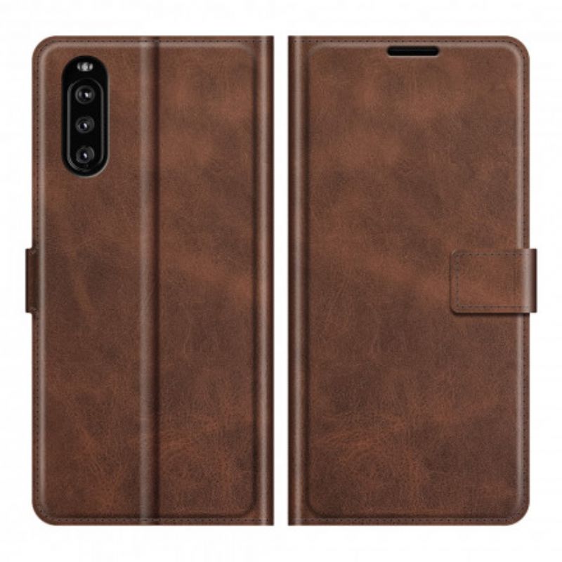 Läderfodral Sony Xperia 10 Iii Telefonfodral Slim Extreme Lädereffekt