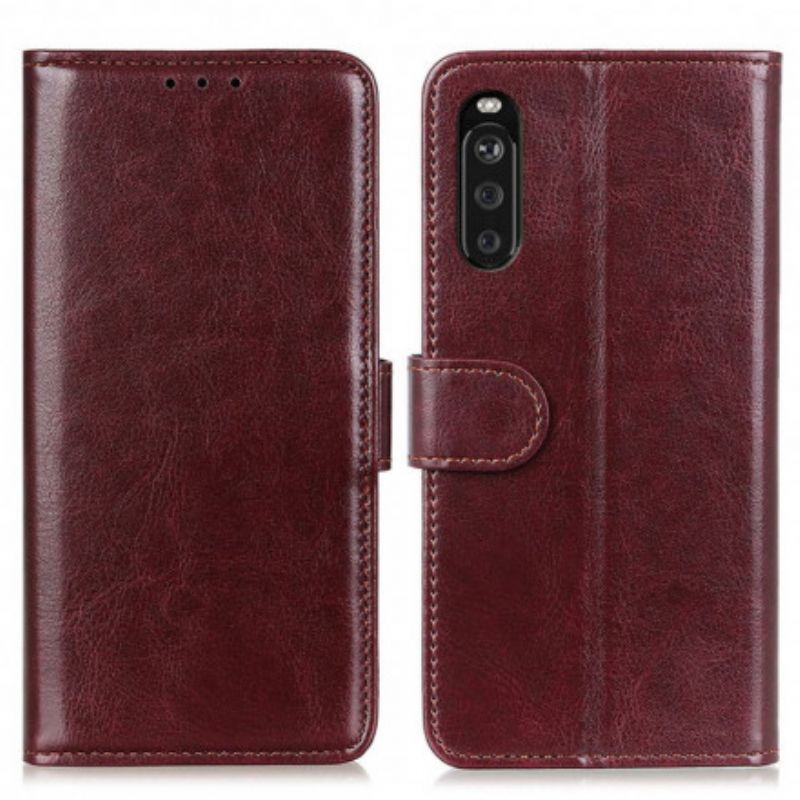 Skyddsfodral Sony Xperia 10 Iii Faux Leather Finesse