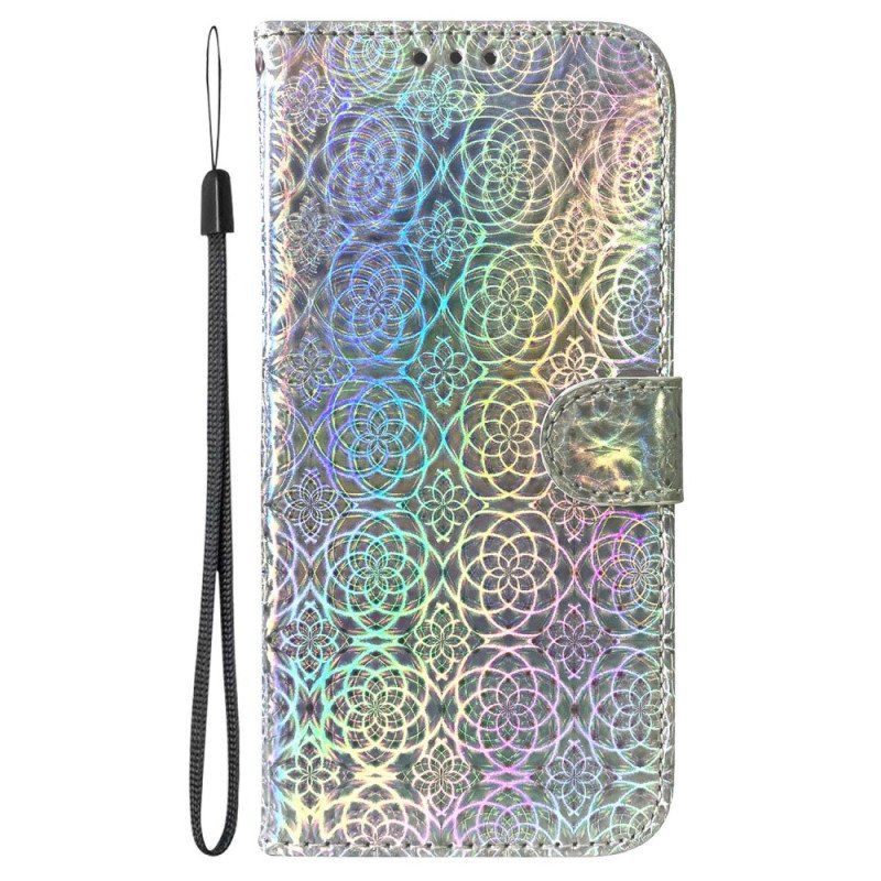 Fodral Samsung Galaxy A13 Med Kedjar Strappy Psychedelic Flowers