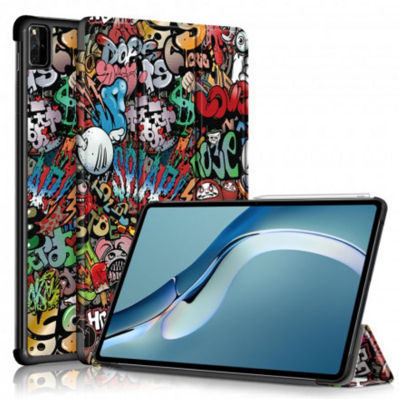 Smart Case Huawei Matepad Pro 12.6 (2021) Förbättrad Graffiti