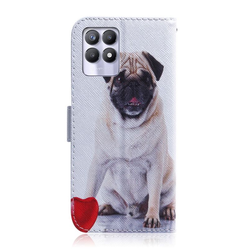 Fodral Realme 8i Mops Hund