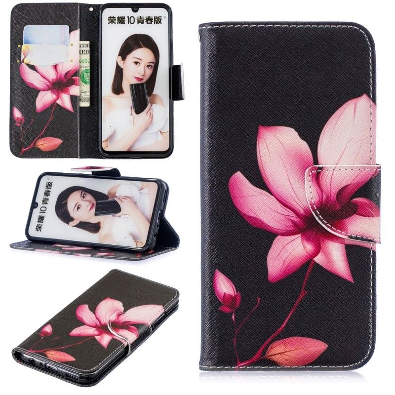 Fodral för Huawei P Smart 2019 Rosa Blomma