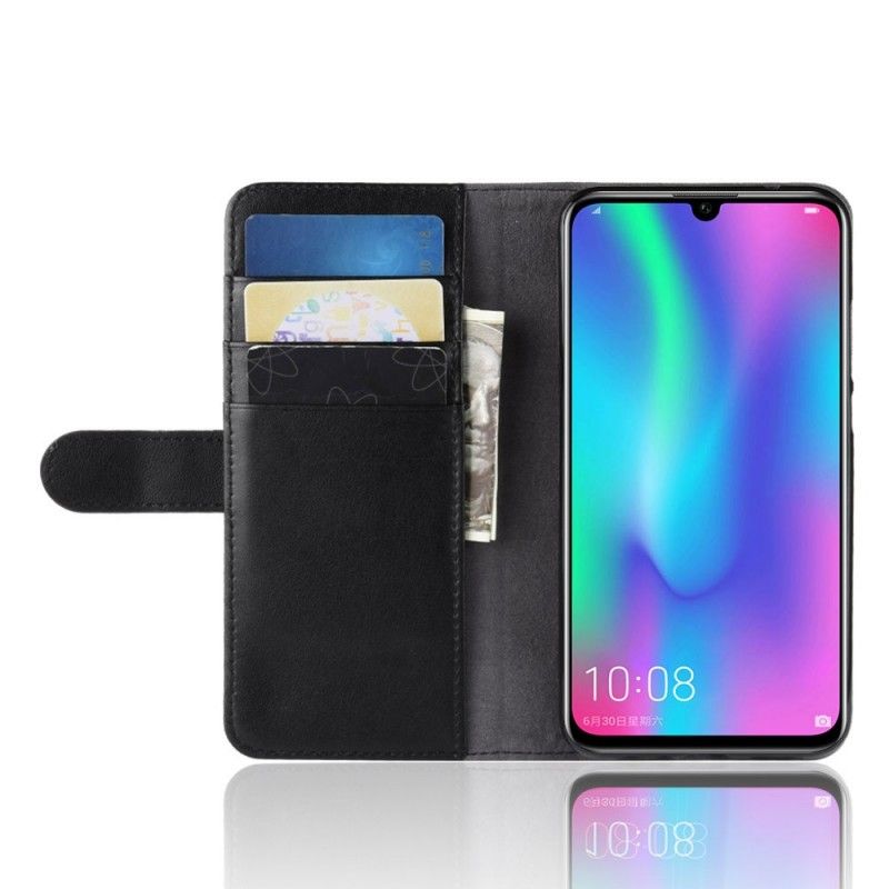 Fodral Huawei P Smart 2019 Svart Delat Läder