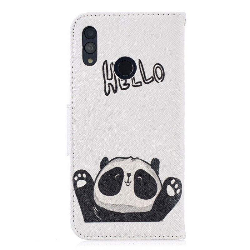 Läderfodral Huawei P Smart 2019 Mobilskal Hej Panda