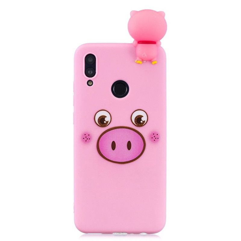 Skal för Huawei P Smart 2019 3D Apollo The Pig