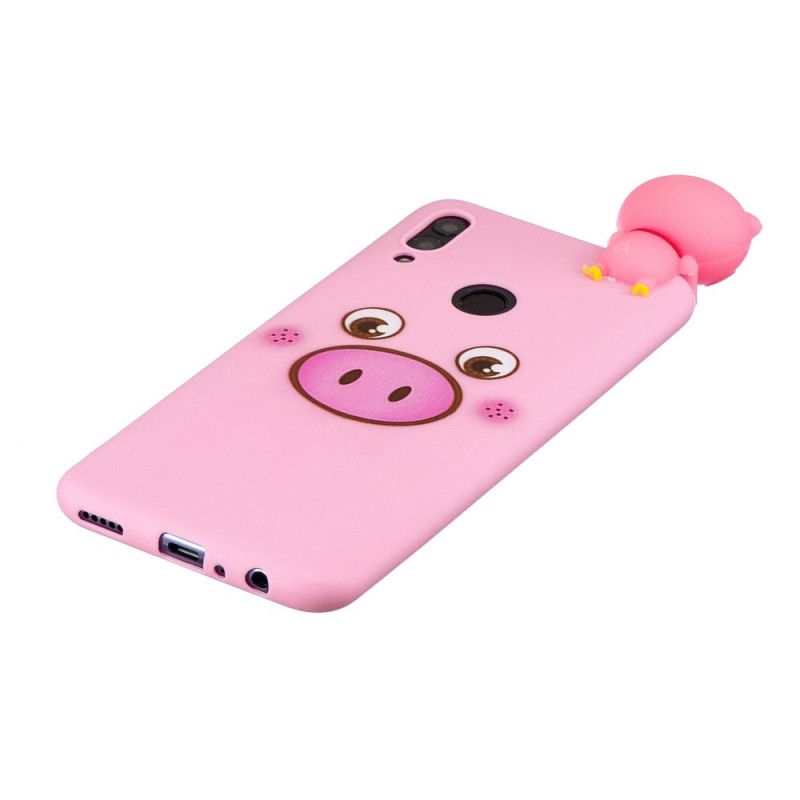 Skal för Huawei P Smart 2019 3D Apollo The Pig