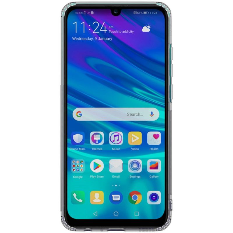 Skal Huawei P Smart 2019 Grå Transparent Nillkin