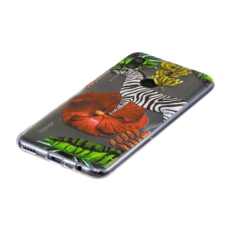 Skal Huawei P Smart 2019 Mobilskal Zebra Och Blommor