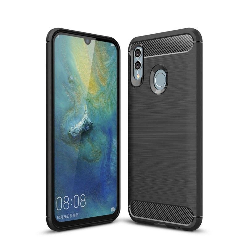 Skal Huawei P Smart 2019 Svart Borstad Kolfiber