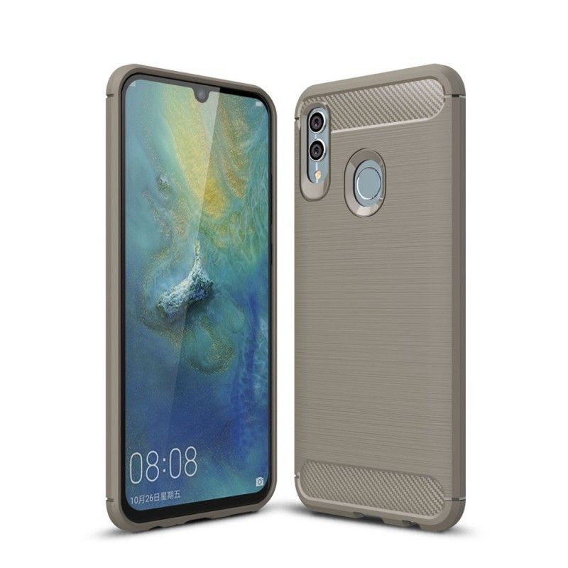 Skal Huawei P Smart 2019 Svart Borstad Kolfiber