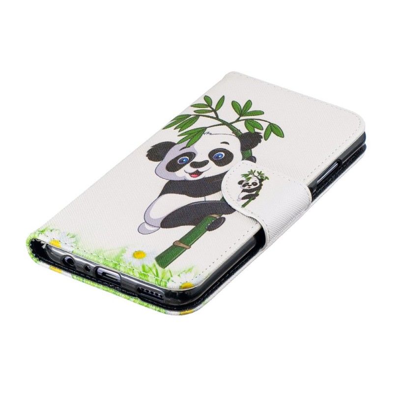 Skyddsfodral Huawei P Smart 2019 Panda På Bambu