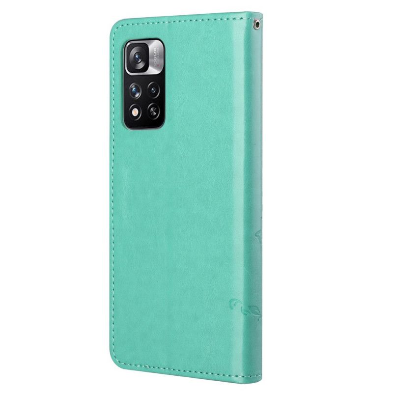 Fodral För Xiaomi Redmi Note 11 Pro / Note 11 Pro Plus Asiens Fjärilar Och Blommor