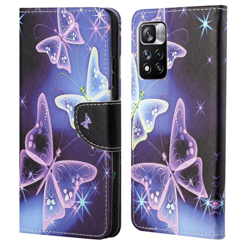 Fodral Xiaomi Redmi Note 11 Pro / Note 11 Pro Plus Butterflies Design