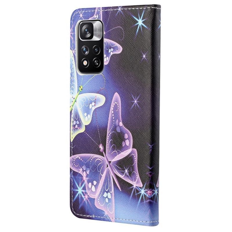 Fodral Xiaomi Redmi Note 11 Pro / Note 11 Pro Plus Butterflies Design