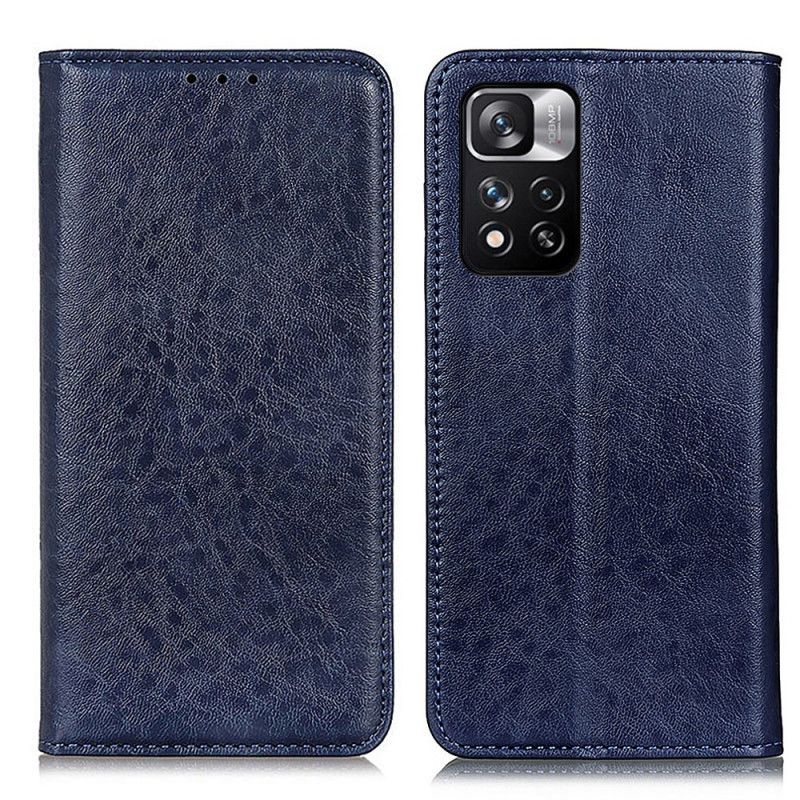 Folio-fodral Xiaomi Redmi Note 11 Pro / Note 11 Pro Plus Split Leather Texture