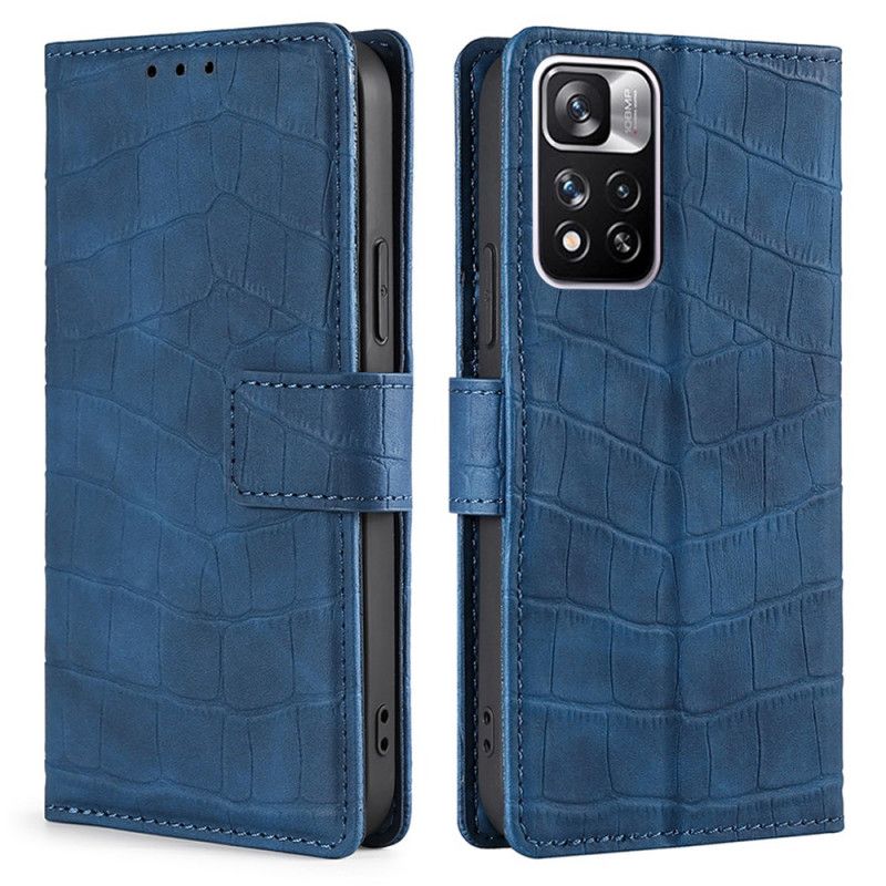 Läderskal Fodral Xiaomi Redmi Note 11 Pro / Note 11 Pro Plus Skin-touch Crocodile