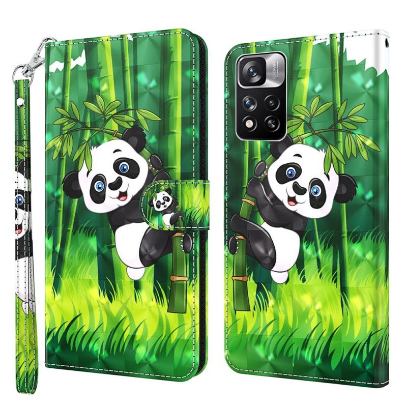 Skyddsfodral Xiaomi Redmi Note 11 Pro / Note 11 Pro Plus Panda Och Bambu