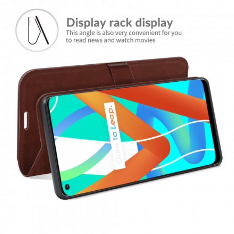 Fodral För Realme 8 5g Faux Leather Ultra