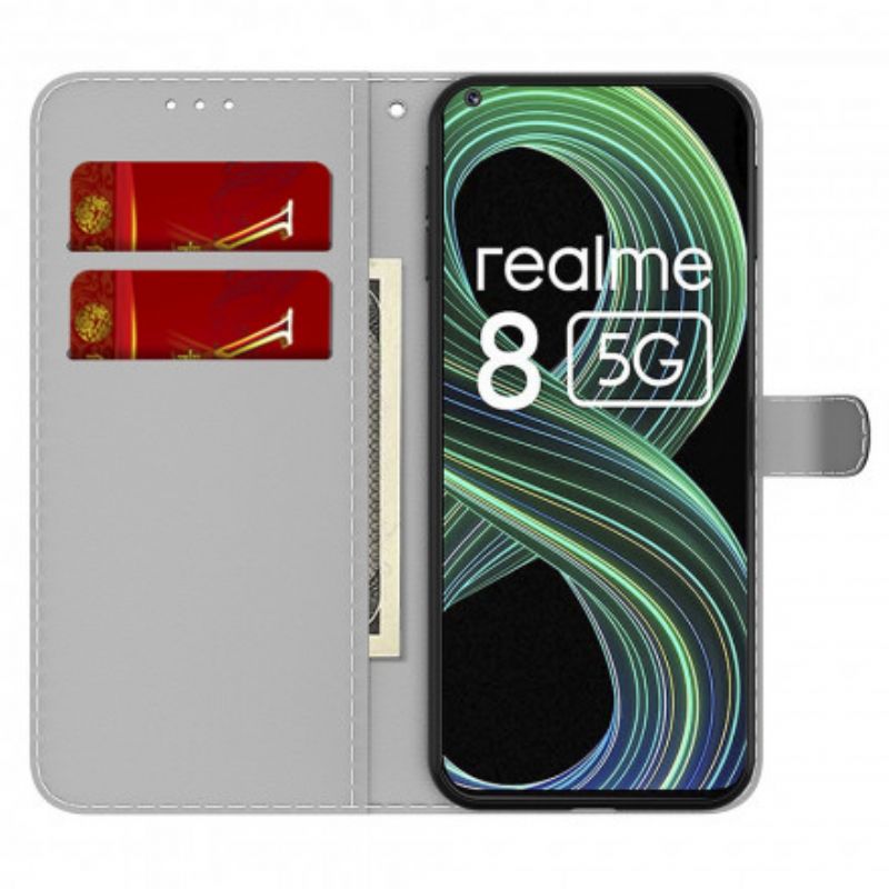 Skyddsfodral Realme 8 5g Abstrakt Mönster