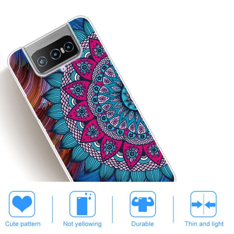 Skal Asus Zenfone 7 / 7 Pro Mobilskal Färgglad Mandala